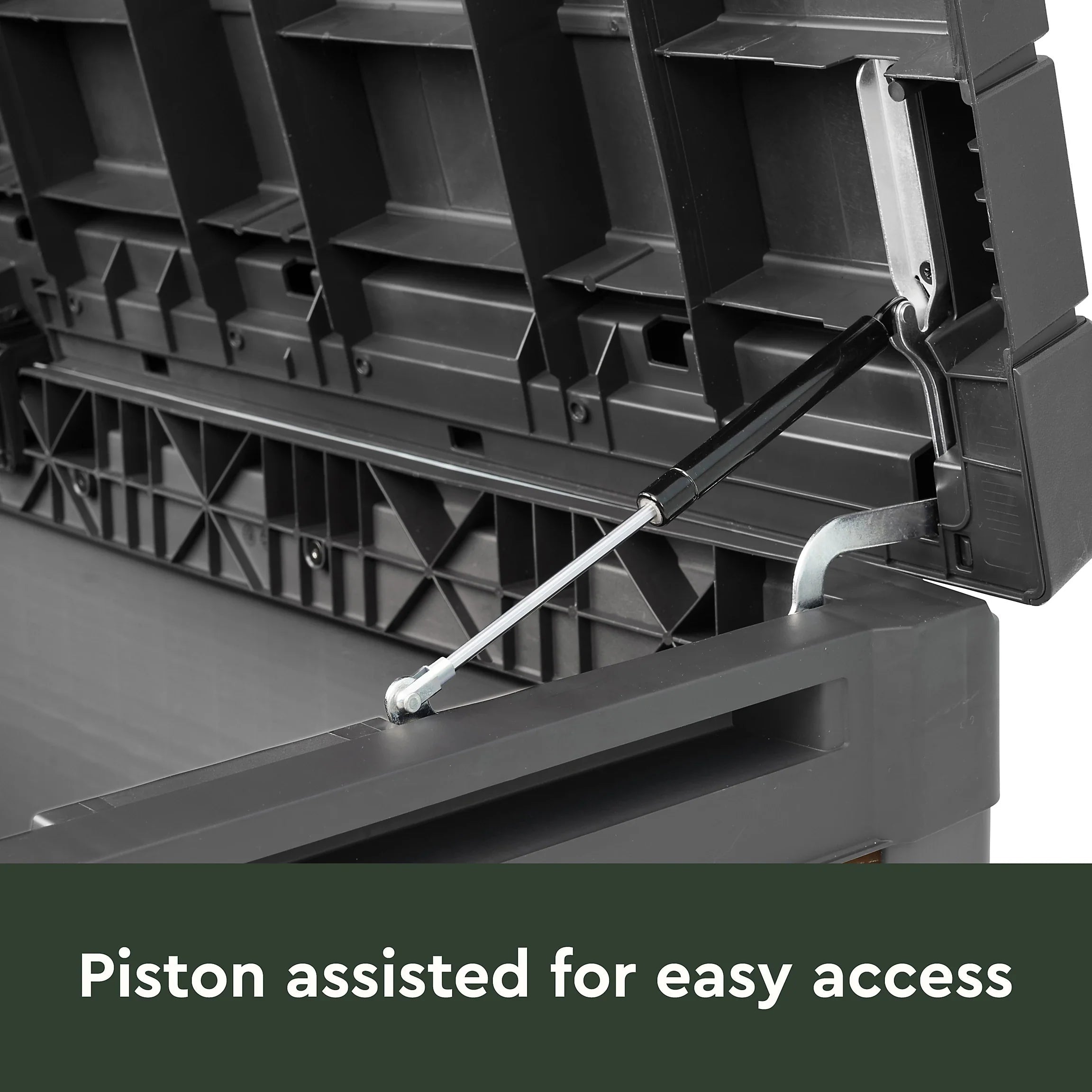 Keter Signature Decocoat Walnut Garden Storage Box 757L - Image 3